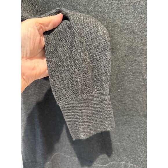 Loft Outlet Sz M Gray Textured Sleeves Sweater New With Tag Size M | NWT - Picture 6 of 6